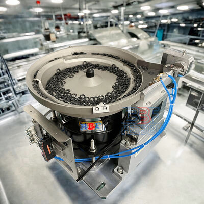 Alimentatore vibrante a tazza da 220V 380V con diametro della tazza da 200 mm a 1200 mm e finitura della tazza lucidata o rivestita in PU, ottimizzato per la selezione dei pezzi