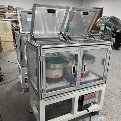 Alimentatore vibrante personalizzato diametro 300 mm ottimizzato per l'alimentazione di componenti e l'automazione avanzata nella produzione