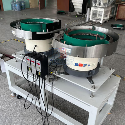 1500W Customized Metal Particle Vibratory Bowl Feeder Nut Cap Electromagnetic Vibrating Bowl Feeder per l'industria