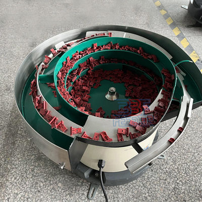 Macchina di alimentazione a scatola a chiusura insonorizzata a rivestimento PU Hopper vibrante