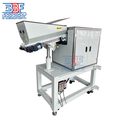Macchina di alimentazione a scatola a chiusura insonorizzata a rivestimento PU Hopper vibrante