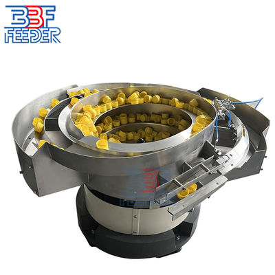 Alimentazione e classificazione automatizzata delle parti Vibratory Bowl Feeder Montaggio a pavimento o a tavolo Disegni personalizzati per la classificazione del materiale