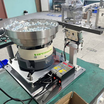 Doppia canalizzazione Vibratory Bowl Feeder Bottle Crown Lid Vibrating Cap Feeder