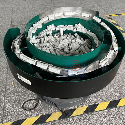 Doppia canalizzazione Vibratory Bowl Feeder Bottle Crown Lid Vibrating Cap Feeder