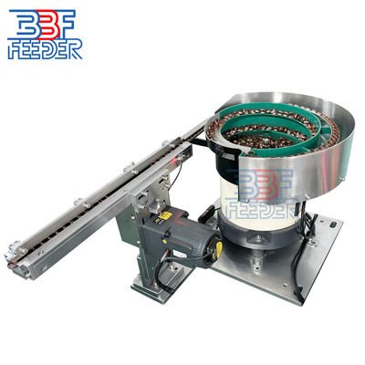 Vibratory Bowl Feeder personalizzato rivestimento PU 304 anello metallico rotondo alimentazione vibrante