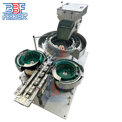 Parti metalliche vibranti alimentazione elettromagnetica vibrante alimentatore di ciotole con finitura ciotola lucidatura o rivestimento PU