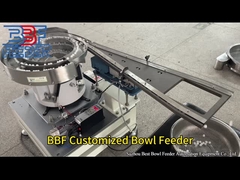 Doppia canalizzazione Vibratory Bowl Feeder Bottle Crown Lid Vibrating Cap Feeder