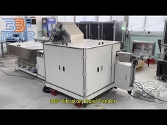 Alimentatore vibrante rotante industriale con tramoggia elevatrice per pezzi grandi