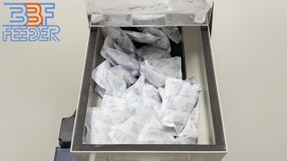 Alimentatore a vasca vibrante con essiccante ad alta capacità SUS304 di precisione personalizzato con tramoggia